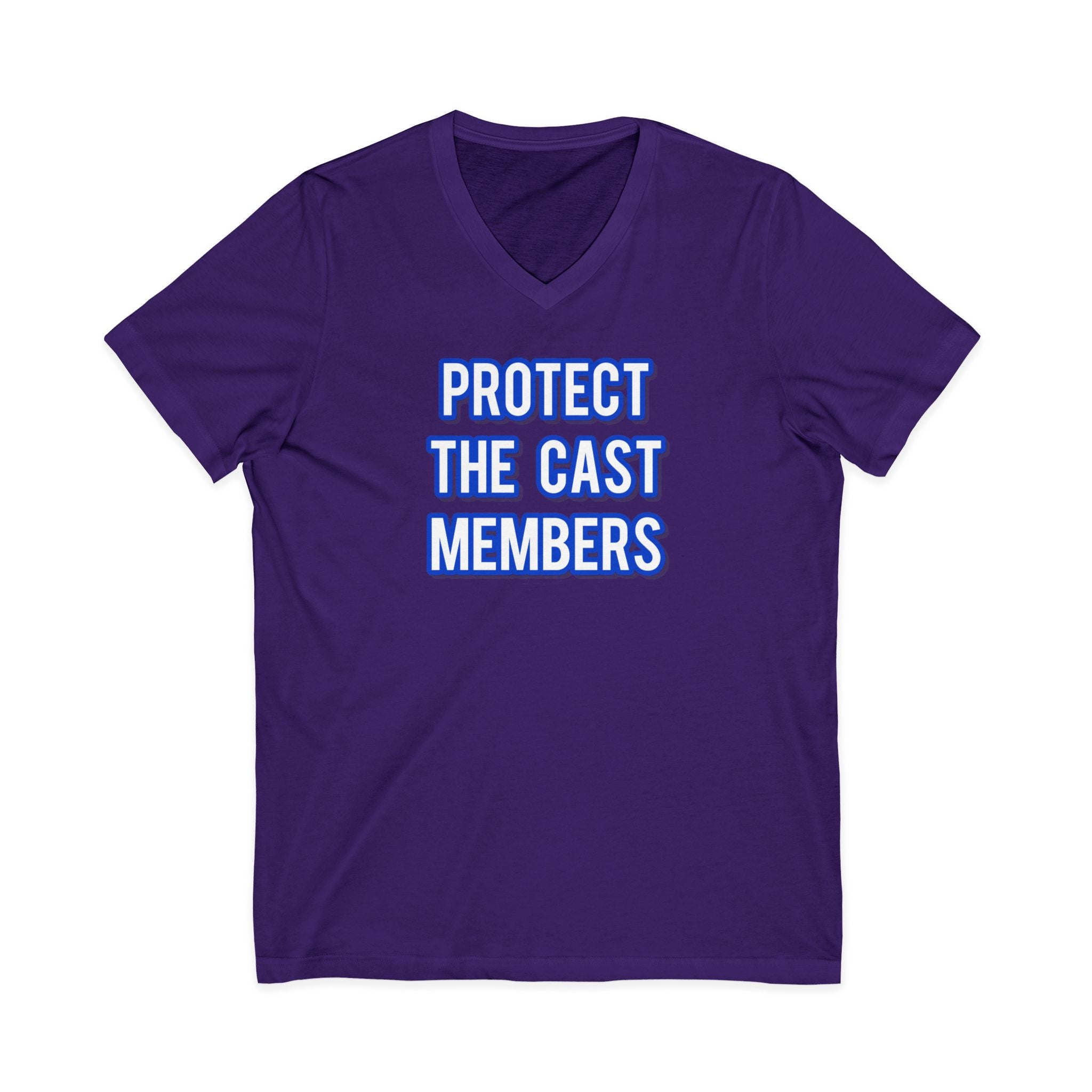 Protect The Cast Members V-Neck Tee