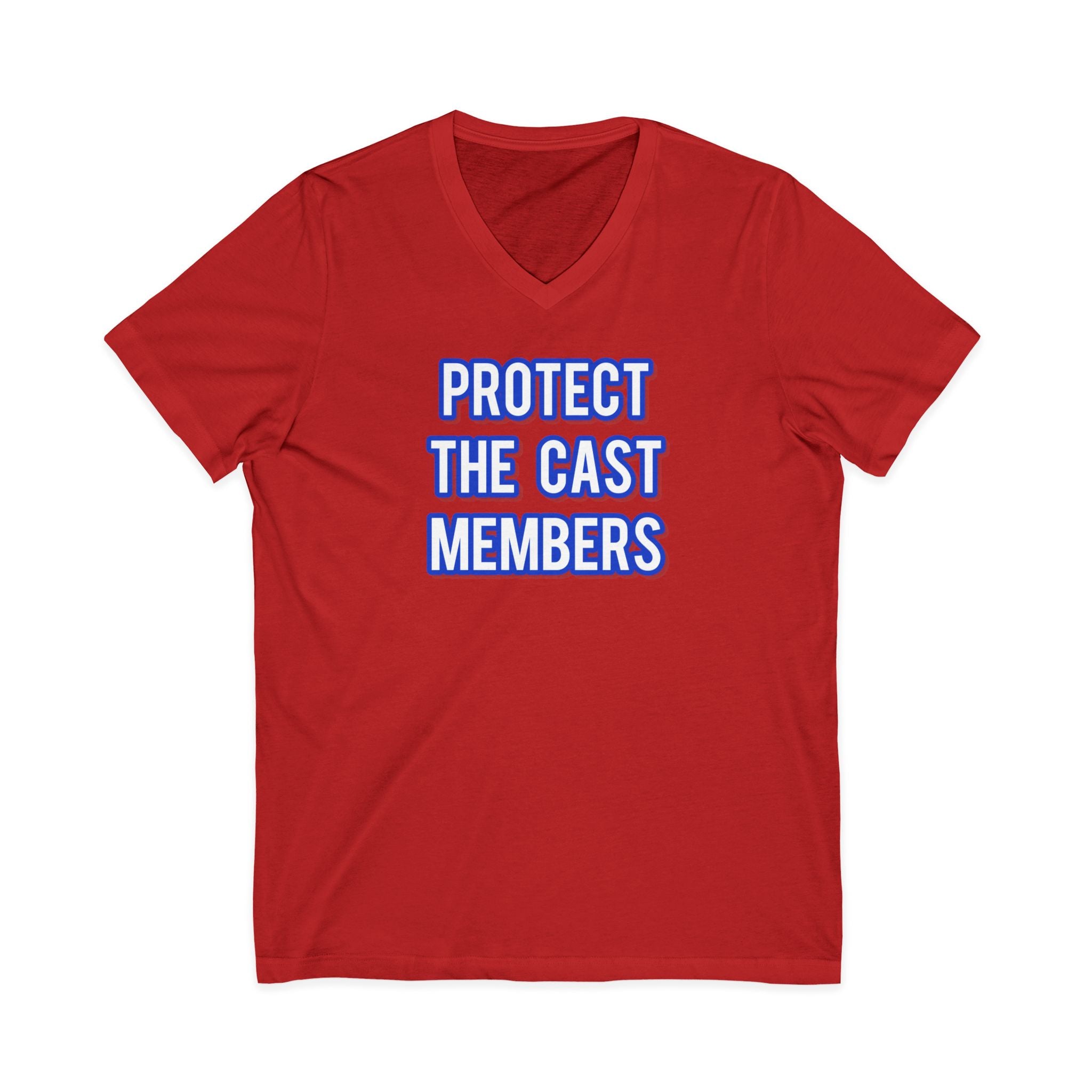 Protect The Cast Members V-Neck Tee