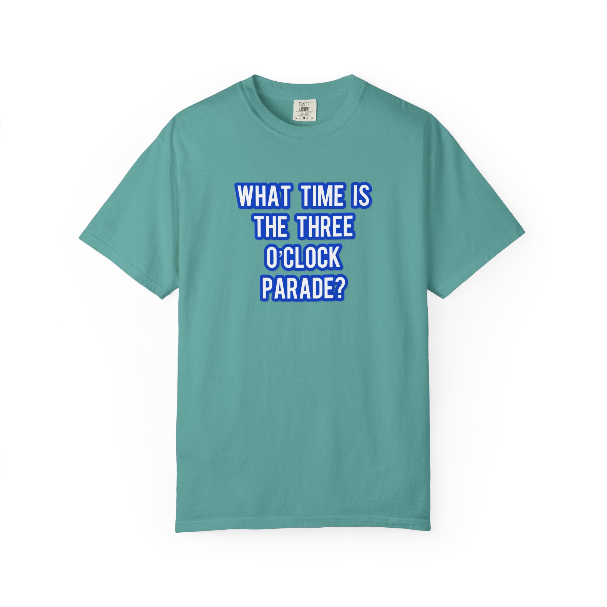 What Time Is The Three O'Clock Parade?