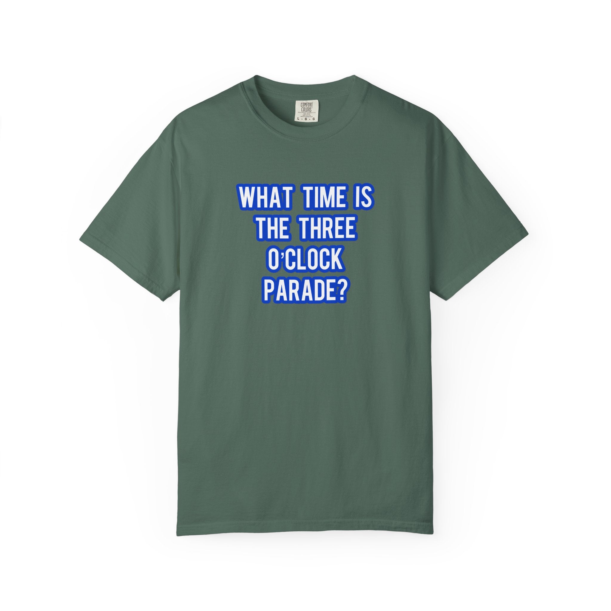 What Time Is The Three O'Clock Parade?